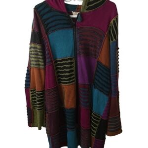 Ark fair trade patchwork jacket